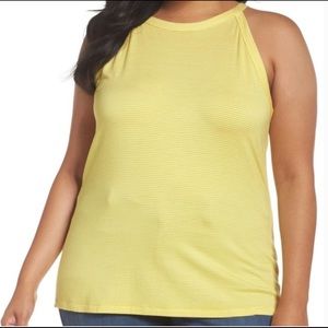 Three Dot Yellow Stripe Tank